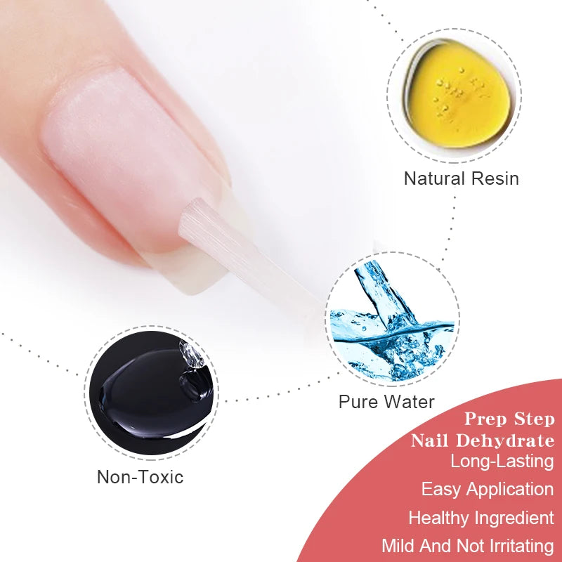 UR SUGAR Nail Dehydrate Oil 15ml | Preparador de uñas profesional que elimina grasa y humedad, mejorando la adhesión de acrílicos, polygel y esmaltes. Evita levantamientos y prolonga la duración de tu manicura.