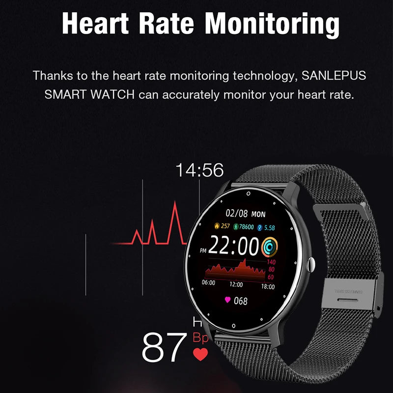 Elegancia y tecnología en tu muñeca
El Smartwatch LIGE 2025 para Mujer combina diseño moderno y pantalla táctil completa con funciones deportivas y de salud. Compatible con Android e iOS, es resistente al agua IP67 y perf
