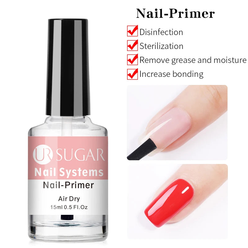 UR SUGAR Nail Dehydrate Oil 15ml | Preparador de uñas profesional que elimina grasa y humedad, mejorando la adhesión de acrílicos, polygel y esmaltes. Evita levantamientos y prolonga la duración de tu manicura.
