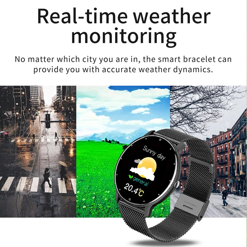 Elegancia y tecnología en tu muñeca
El Smartwatch LIGE 2025 para Mujer combina diseño moderno y pantalla táctil completa con funciones deportivas y de salud. Compatible con Android e iOS, es resistente al agua IP67 y perf