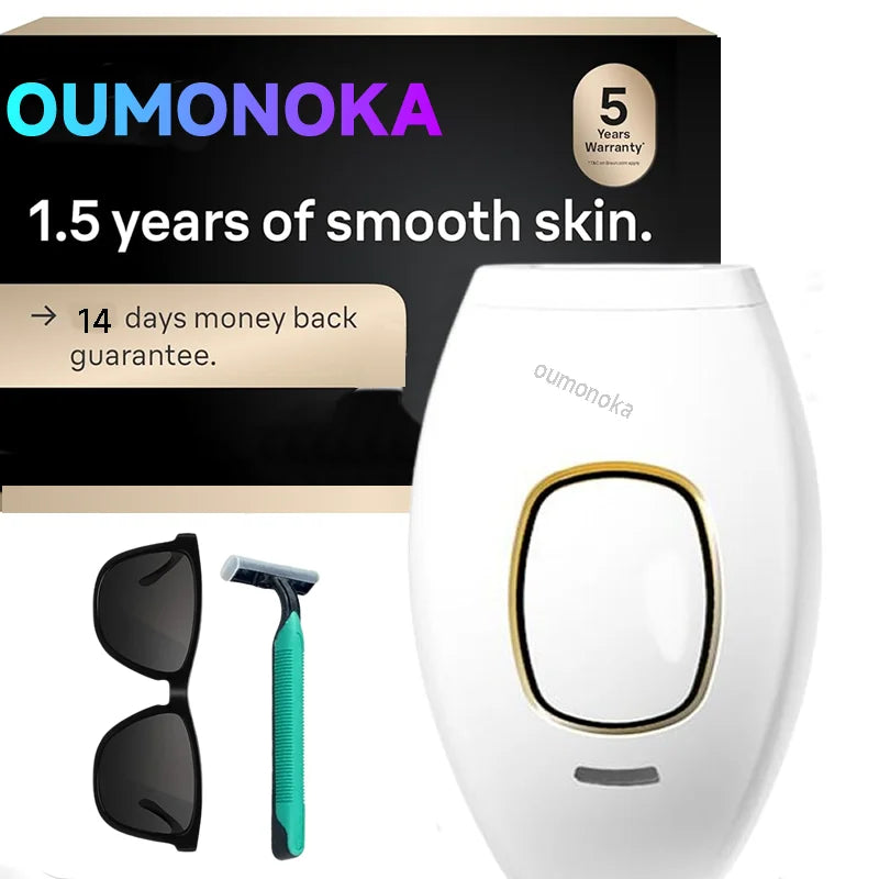 Nueva Depiladora Láser IPL Permanente 5 en 1 ✨
La solución completa para el cuidado personal. Este innovador dispositivo combina varias funciones en una sola máquina, ideal tanto para mujeres como para hombres.