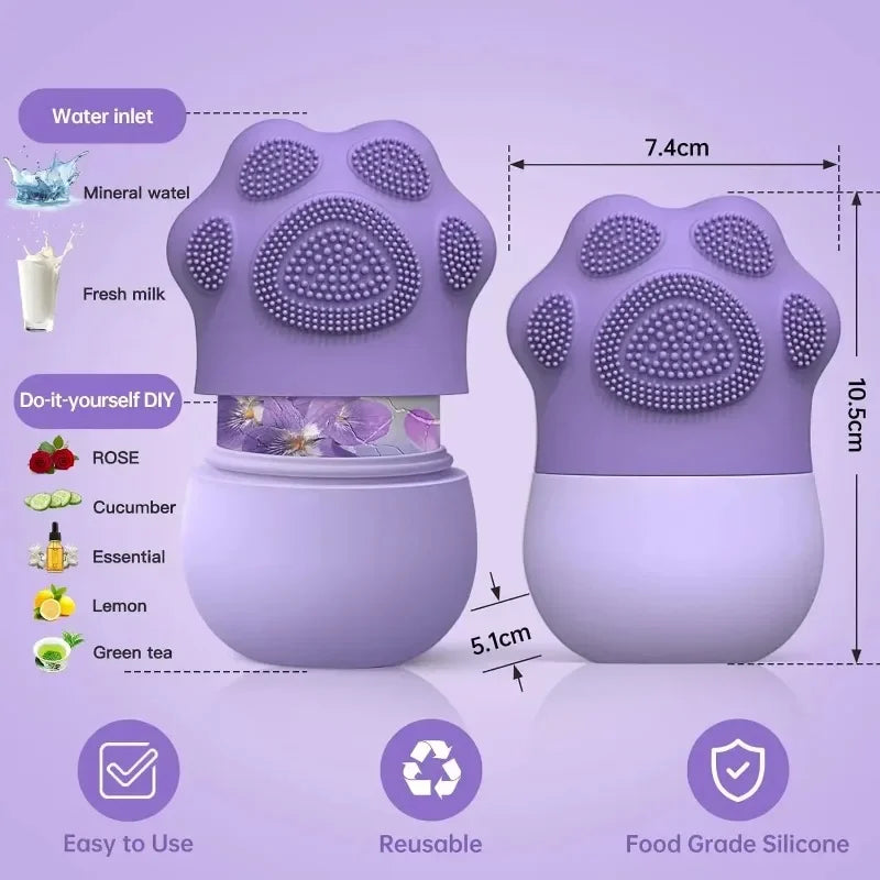 Disfruta de un tratamiento facial refrescante y revitalizante con este molde de hielo de silicona. Su diseño en esfera permite un masaje efectivo que ayuda a levantar y tonificar el rostro, reducir la hinchazón, mejorar la circulación y combatir el acné.