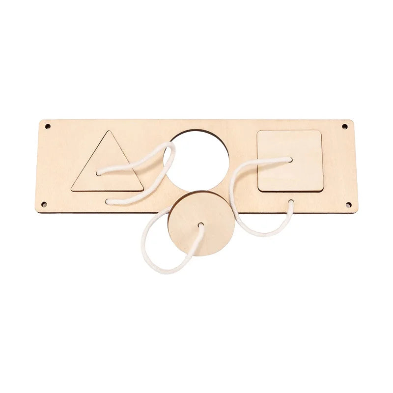 Tablero Montessori Busy Board DIY | Juguete educativo de madera con accesorios sensoriales que estimulan la motricidad fina, la concentración y el aprendizaje práctico. Ideal para que los niños jueguen, exploren y desarrol
