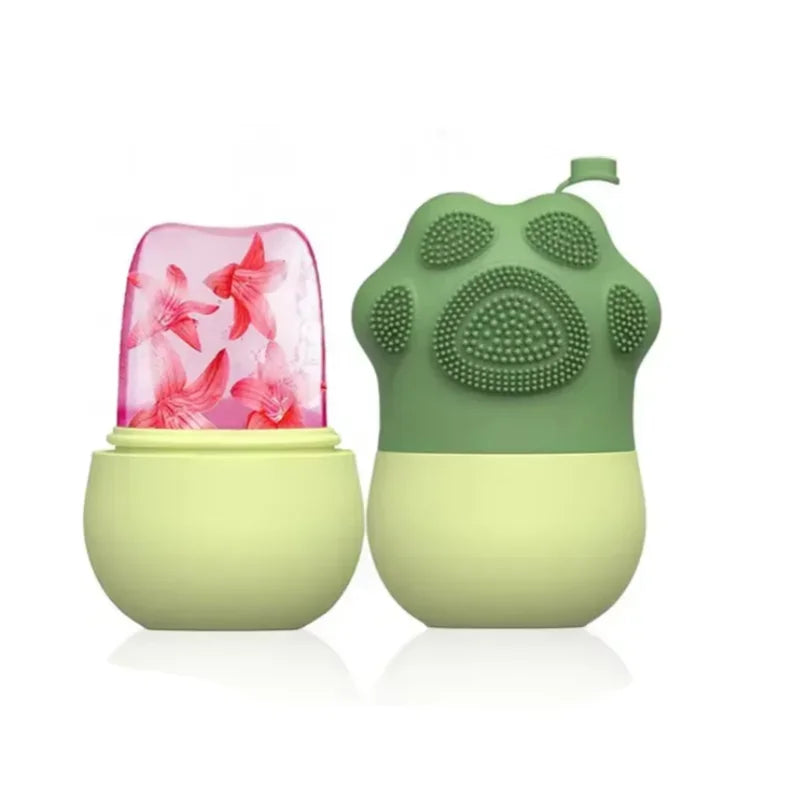 Disfruta de un tratamiento facial refrescante y revitalizante con este molde de hielo de silicona. Su diseño en esfera permite un masaje efectivo que ayuda a levantar y tonificar el rostro, reducir la hinchazón, mejorar la circulación y combatir el acné.