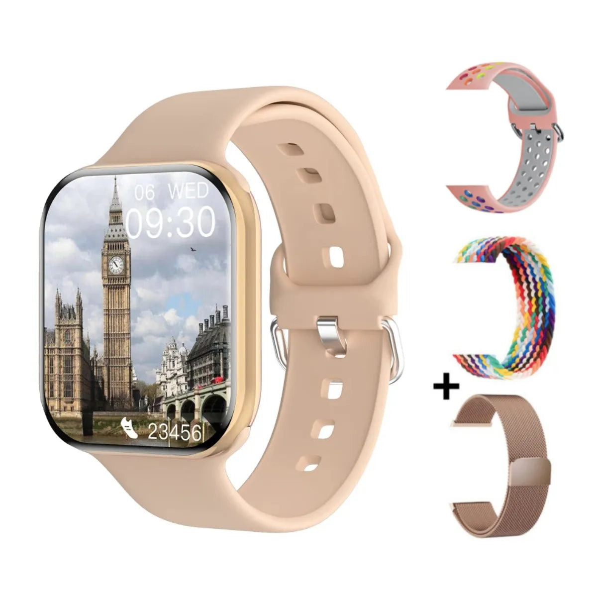 Tecnología y estilo en tu muñeca
El Smartwatch GPS Serie 9 ofrece pantalla Always-On, llamadas Bluetooth, NFC y medición de temperatura corporal. Compatible con iOS y Android, diseñado para hombres y mujeres que buscan sa