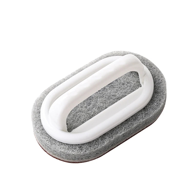 “Cepillo de Cocina Reutilizable con Esponja Abrasiva | Multiuso y Lavable, Perfecto para Eliminar Óxido, Manchas y Residuos de Ollas, Sartenes y Superficies de Cocina, con Mango Ergonómico para Mayor Comodidad.”