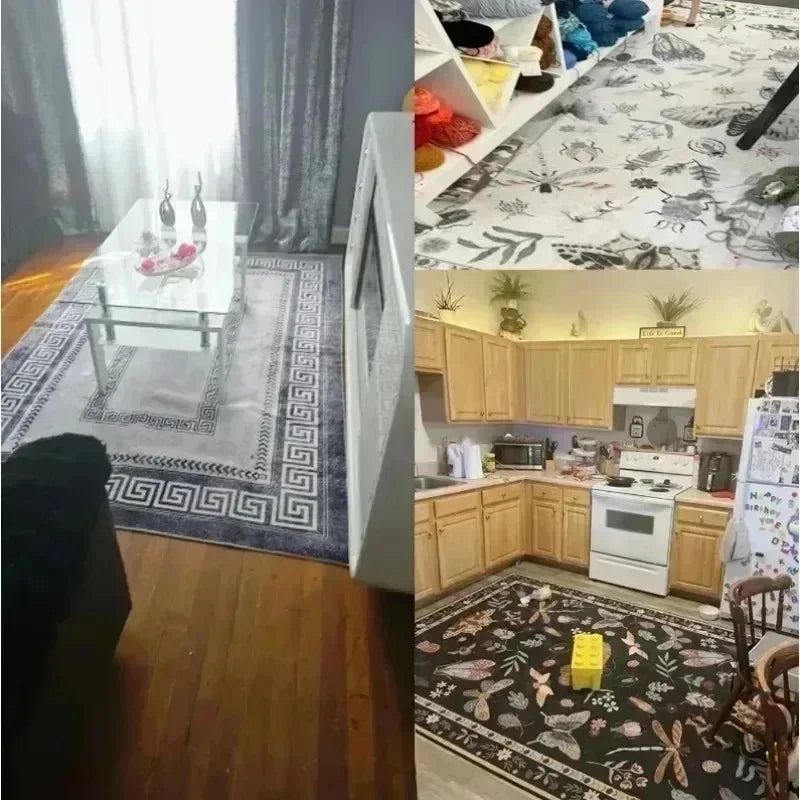 Alfombra de animación Disney MINISO Sanrio Kuromi para el hogar, sala de estar, dormitorio, sofá.