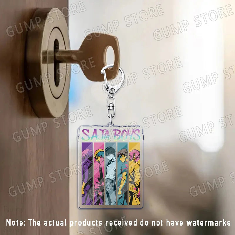 Llavero K-Pop Demon Hunters | Accesorio divertido y coleccionable con personajes Huntrix, Saja, Rumi, Zoey, Jinu y Derpy Tiger. Ideal como regalo, adorno para mochilas o llaves, perfecto para fans que quieren mostrar su estil