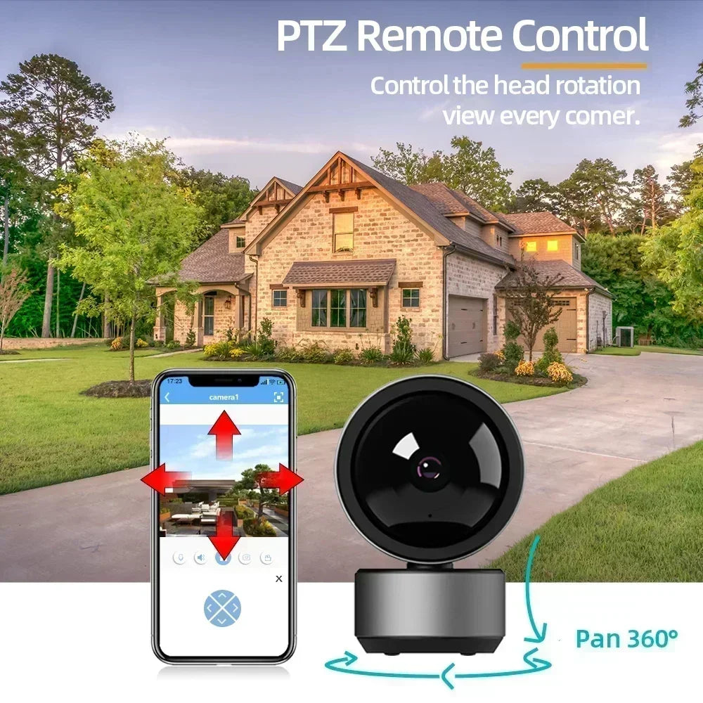 ¡Eleva la seguridad de tu hogar a un nivel superior con la nueva cámara IP Tuya de 5MP! Con alta resolución, audio bidireccional, seguimiento automático y visibilidad nocturna avanzada