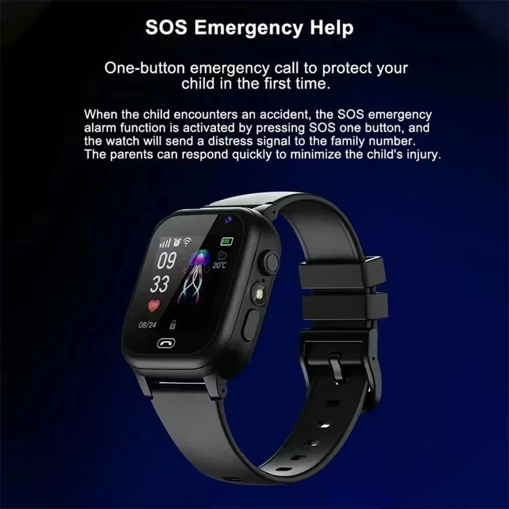 Reloj inteligente Xiaomi para niños, nueva ubicación, videollamada, tarjeta SIM 5G, reloj inteligente para niños, SOS, GPS, cámara, reloj impermeable.