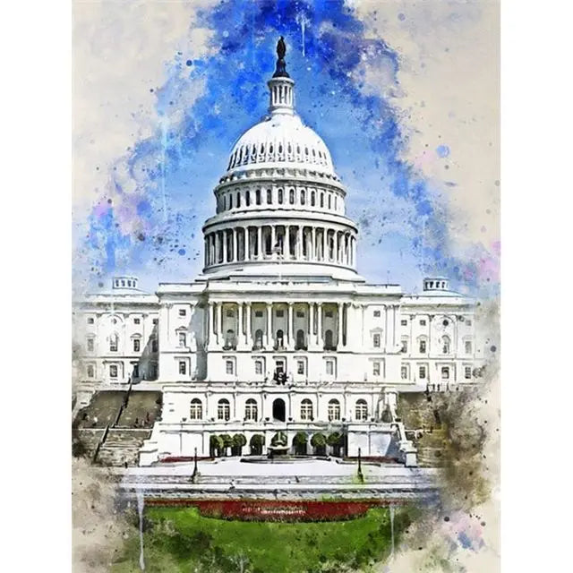 “Lienzo Decorativo de Edificios Famosos del Mundo | Pintura Escénica de Ciudad y Paisaje Urbano, Impresión en Póster para Pared, Arte Moderno para Sala de Estar y Hogar.”