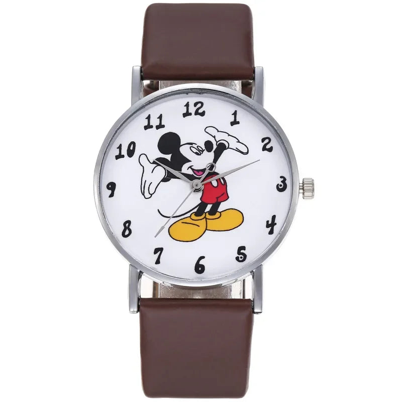 Reloj de moda Disney Stitch Mickey Mouse, Super Héroes favoritos. Análogo.