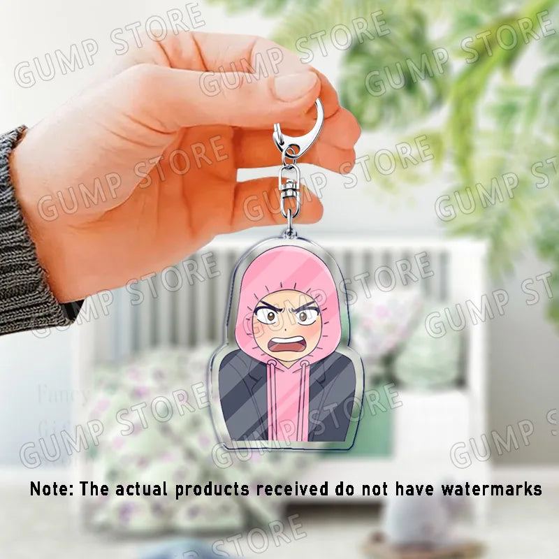 Llavero K-Pop Demon Hunters | Accesorio divertido y coleccionable con personajes Huntrix, Saja, Rumi, Zoey, Jinu y Derpy Tiger. Ideal como regalo, adorno para mochilas o llaves, perfecto para fans que quieren mostrar su estil
