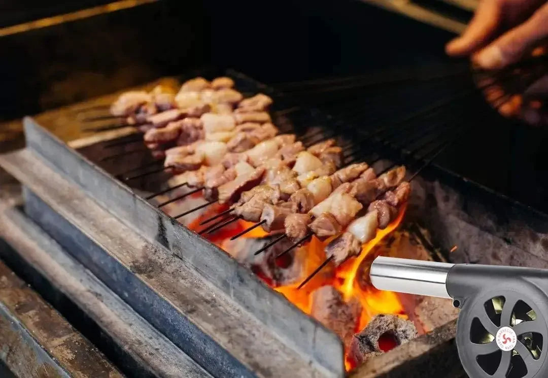 “Soplador de Mano Portátil para Hogar y Barbacoa | Herramienta Compacta y Ligera, Ideal para Avivar el Fuego en Parrillas, Chimeneas o Actividades al Aire Libre.”