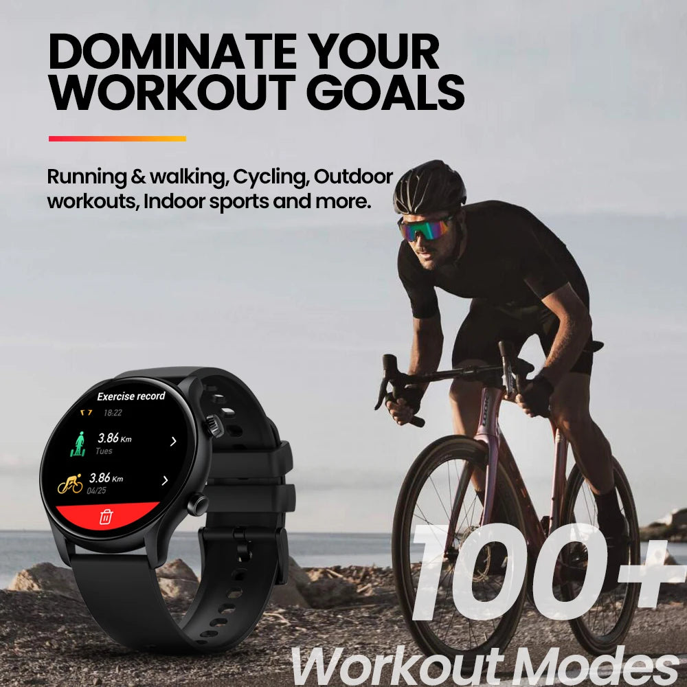 Conexión y estilo en tu muñeca
El Zeblaze Btalk 3 Plus cuenta con pantalla HD de 1.39”, llamadas por voz y monitoreo deportivo completo. Un smartwatch elegante y funcional, ideal para hombres y mujeres.