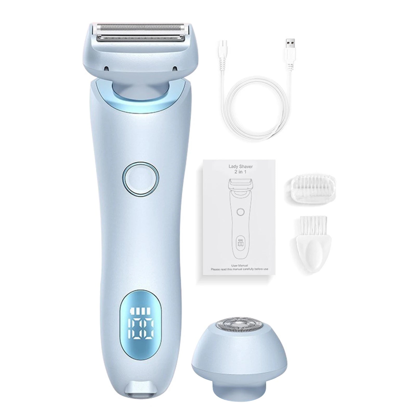 Depiladora Eléctrica Femenina 2 en 1 IPX7 Impermeable ✨
Consigue una piel suave y libre de vello en minutos con esta práctica y elegante afeitadora recargable para mujeres, perfecta para todo el cuerpo.