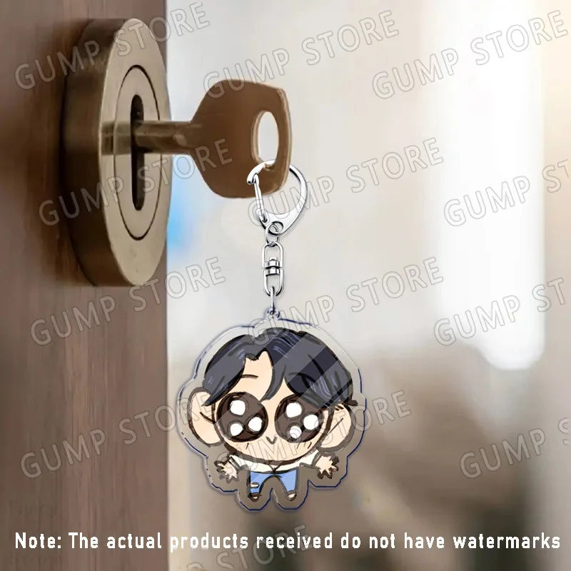 Llavero K-Pop Demon Hunters | Accesorio divertido y coleccionable con personajes Huntrix, Saja, Rumi, Zoey, Jinu y Derpy Tiger. Ideal como regalo, adorno para mochilas o llaves, perfecto para fans que quieren mostrar su estil