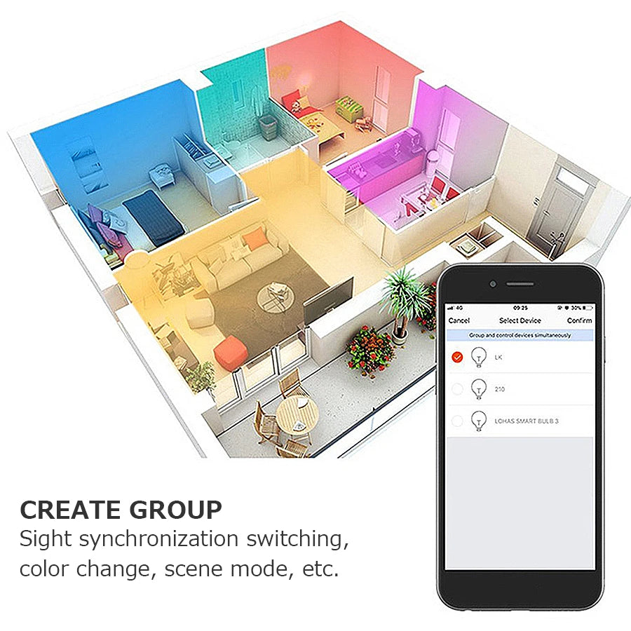 ¡Transforma tu hogar con iluminación inteligente y personalizada! Las bombillas LED inteligentes Tuya WiFi GU10 ofrecen una experiencia de iluminación totalmente nueva.