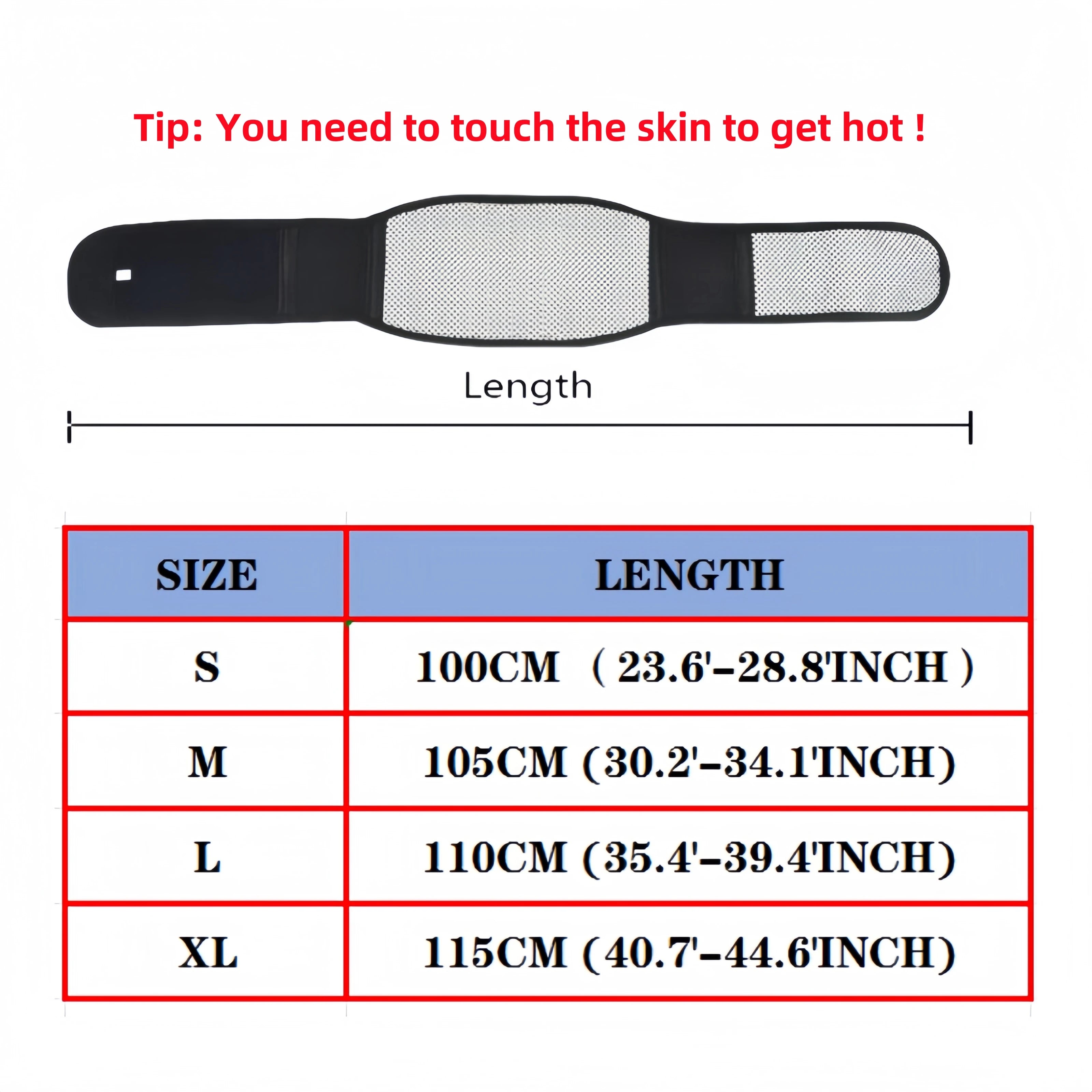 🔥 Cinturón Lumbar con Turmalina | Calor y Terapia Magnética.Alivia la tensión y cuida tu espalda con este cinturón ajustable de soporte lumbar. Gracias a la turmalina y la terapia magnética, proporciona calor terapéu
