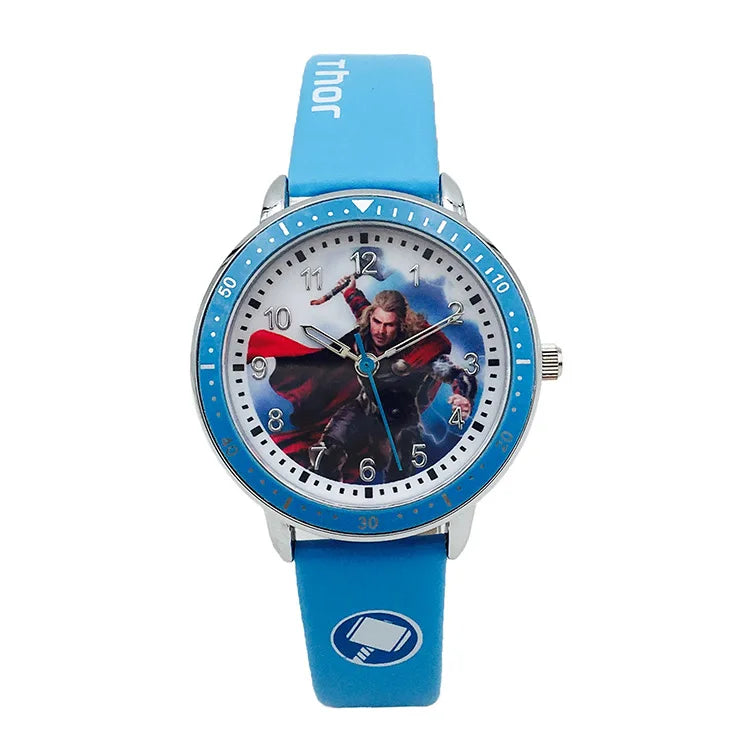 Reloj de moda Disney Stitch Mickey Mouse, Super Héroes favoritos. Análogo.
