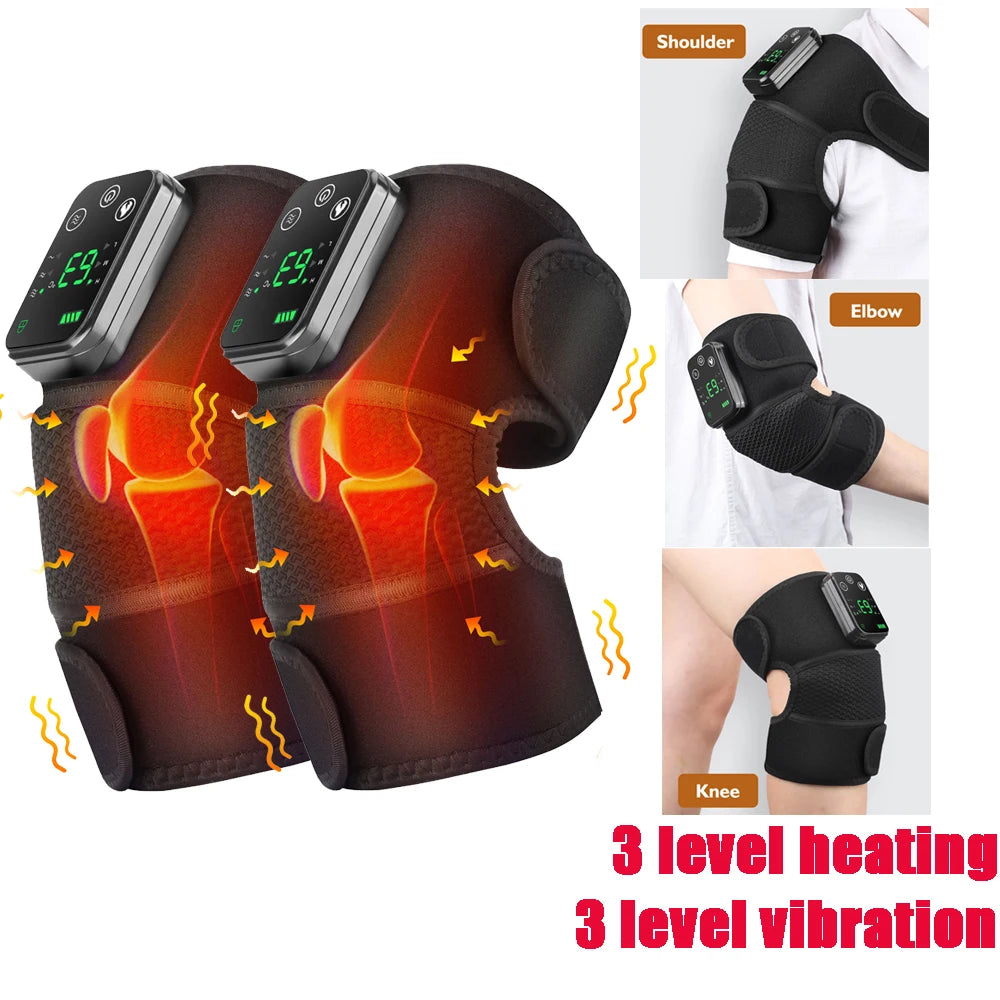 Alivio inmediato para tus articulaciones
El Masajeador Eléctrico Térmico para Rodillas, Hombros y Codos combina calor y vibración para mejorar la circulación sanguínea, reducir el dolor y relajar los músculos.