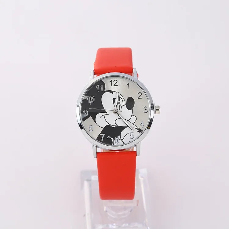 Reloj de moda Disney Stitch Mickey Mouse, Super Héroes favoritos. Análogo.