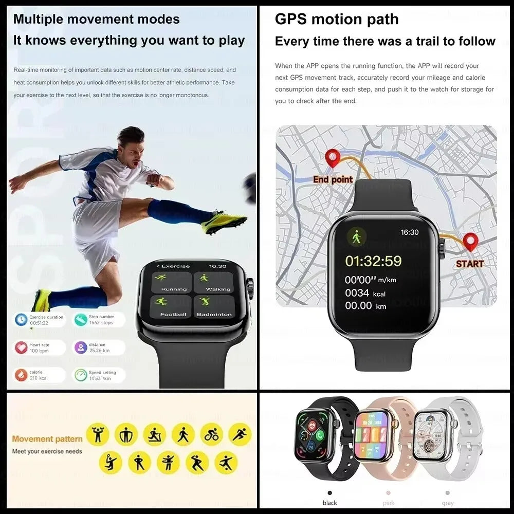 La nueva generación de smartwatch ya está aquí
El Apple Watch 10 Original 2025 combina diseño premium y tecnología avanzada: controla tu salud, realiza llamadas por Bluetooth, mide la temperatura corporal y navega con GP