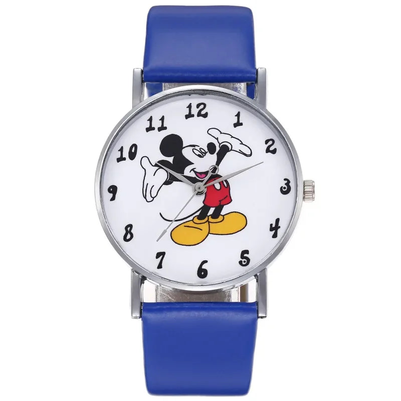 Reloj de moda Disney Stitch Mickey Mouse, Super Héroes favoritos. Análogo.