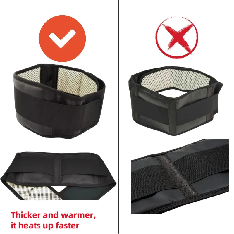 🔥 Cinturón Lumbar con Turmalina | Calor y Terapia Magnética.Alivia la tensión y cuida tu espalda con este cinturón ajustable de soporte lumbar. Gracias a la turmalina y la terapia magnética, proporciona calor terapéu