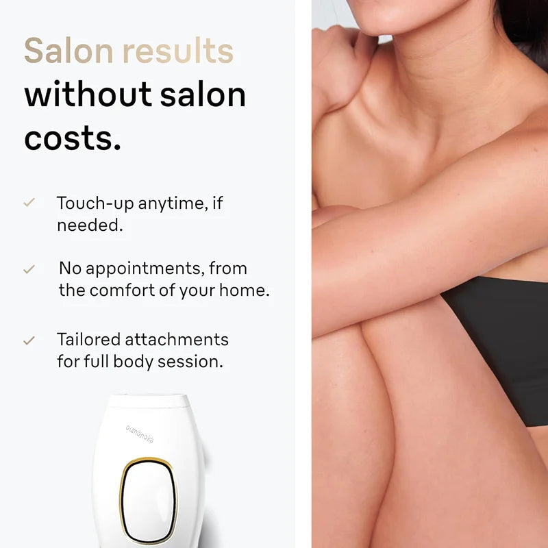 Nueva Depiladora Láser IPL Permanente 5 en 1 ✨
La solución completa para el cuidado personal. Este innovador dispositivo combina varias funciones en una sola máquina, ideal tanto para mujeres como para hombres.
