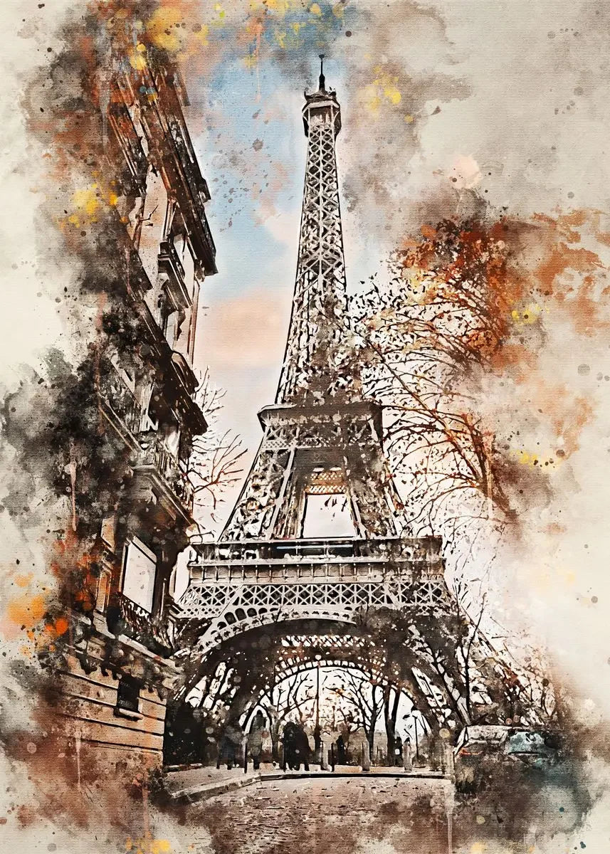 “Lienzo Decorativo de Edificios Famosos del Mundo | Pintura Escénica de Ciudad y Paisaje Urbano, Impresión en Póster para Pared, Arte Moderno para Sala de Estar y Hogar.”