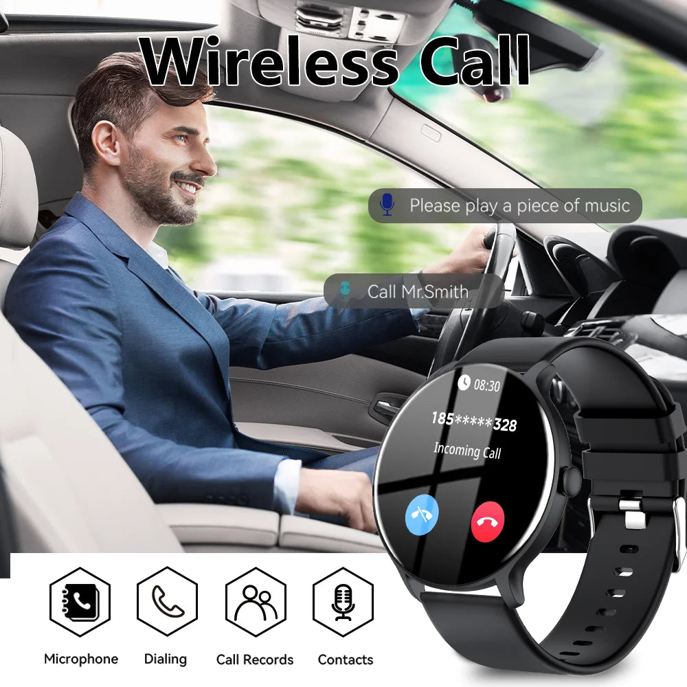Rendimiento y estilo en un solo relojEl Smartwatch LAXASFIT 2025 combina deporte, salud y conectividad en un diseño resistente al agua IP68. Con llamadas Bluetooth y compatible con Android e iOS.