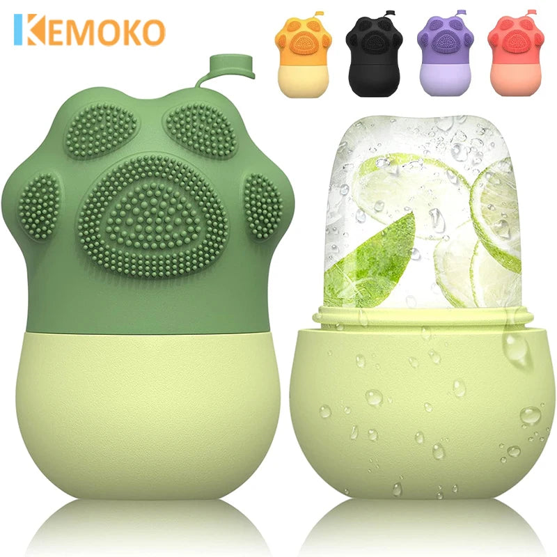 Disfruta de un tratamiento facial refrescante y revitalizante con este molde de hielo de silicona. Su diseño en esfera permite un masaje efectivo que ayuda a levantar y tonificar el rostro, reducir la hinchazón, mejorar la circulación y combatir el acné.