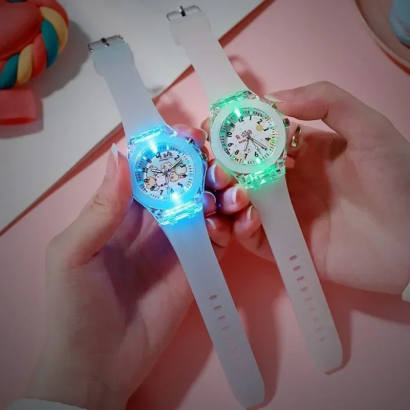 Relojes digitales militares para niños, resistente al agua, luminoso, LED, alarma, deportivo.