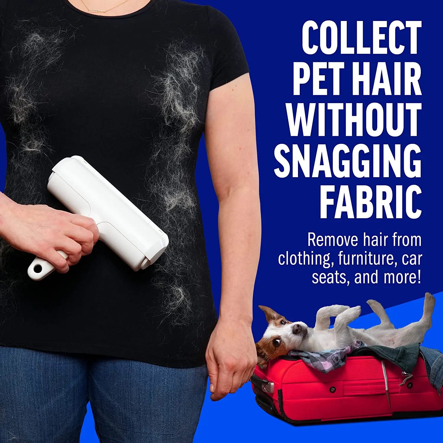 Rodillo Removedor de Pelos de Mascotas con Base Autolimpiante ✨
Despídete de los pelos de perro y gato en tus muebles y ropa con esta práctica herramienta de limpieza, diseñada para un hogar siempre impecable.