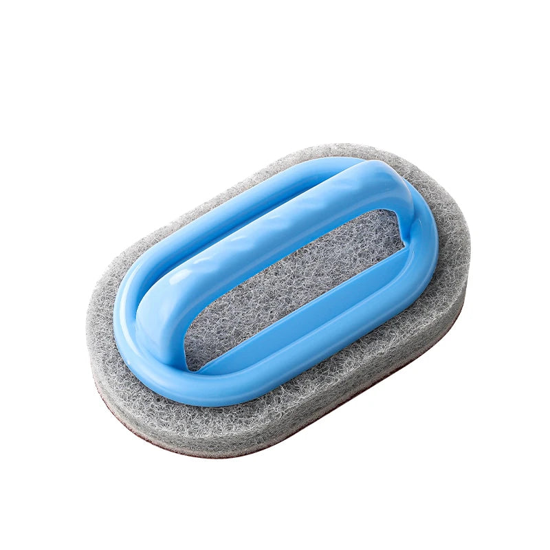 “Cepillo de Cocina Reutilizable con Esponja Abrasiva | Multiuso y Lavable, Perfecto para Eliminar Óxido, Manchas y Residuos de Ollas, Sartenes y Superficies de Cocina, con Mango Ergonómico para Mayor Comodidad.”