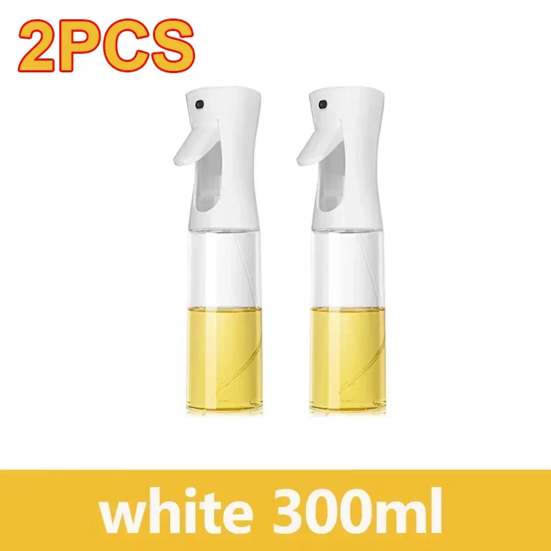 “Botella Pulverizadora de Aceite y Vinagre 200/300/500ml | Ideal para Cocina, Barbacoa y Horneado, Permite Rociar Aceite de Oliva y Otros Líquidos de Forma Uniforme, Incluye Cepillo para Mayor Comodidad.”