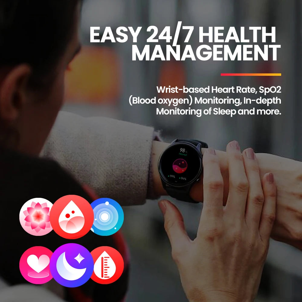 Conexión y estilo en tu muñeca
El Zeblaze Btalk 3 Plus cuenta con pantalla HD de 1.39”, llamadas por voz y monitoreo deportivo completo. Un smartwatch elegante y funcional, ideal para hombres y mujeres.