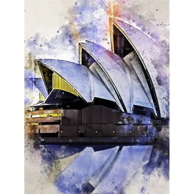 “Lienzo Decorativo de Edificios Famosos del Mundo | Pintura Escénica de Ciudad y Paisaje Urbano, Impresión en Póster para Pared, Arte Moderno para Sala de Estar y Hogar.”