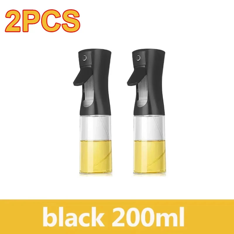 “Botella Pulverizadora de Aceite y Vinagre 200/300/500ml | Ideal para Cocina, Barbacoa y Horneado, Permite Rociar Aceite de Oliva y Otros Líquidos de Forma Uniforme, Incluye Cepillo para Mayor Comodidad.”
