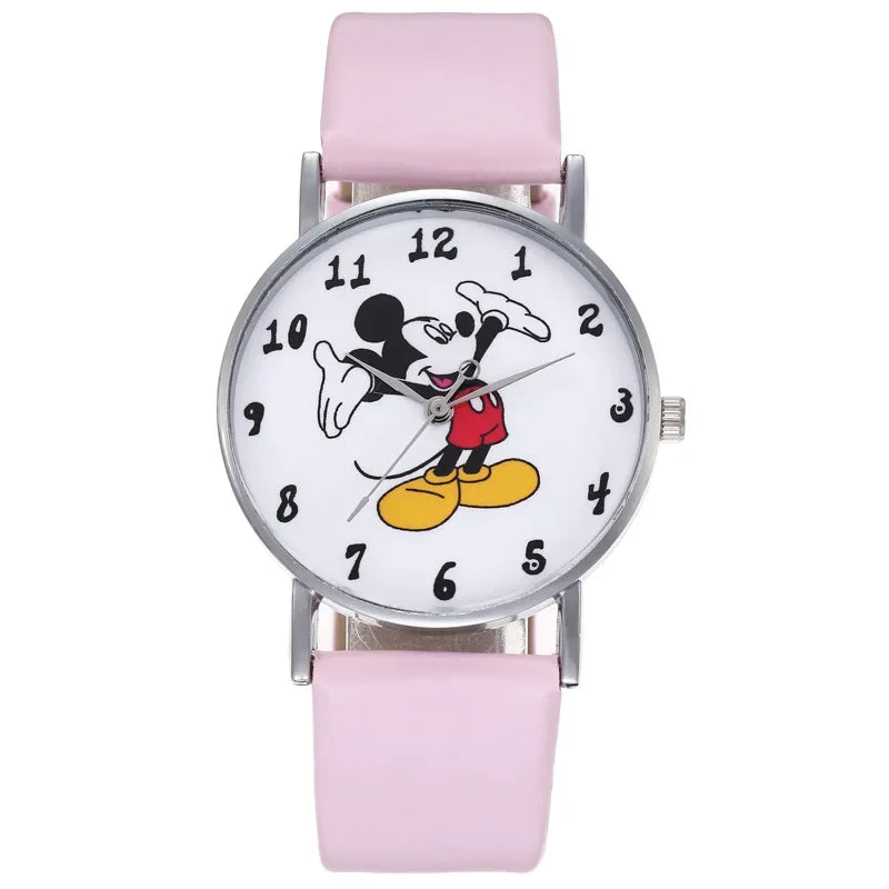 Reloj de moda Disney Stitch Mickey Mouse, Super Héroes favoritos. Análogo.
