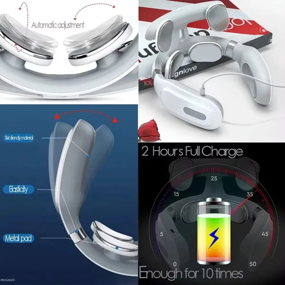 Masajeador Inteligente de Cuello Portátil – Alivio del Dolor Cervical con Tecnología Avanzada
Relaja tu cuello donde sea que estés con el Masajeador Inteligente de Cuello, un dispositivo portátil, recargable y altamente