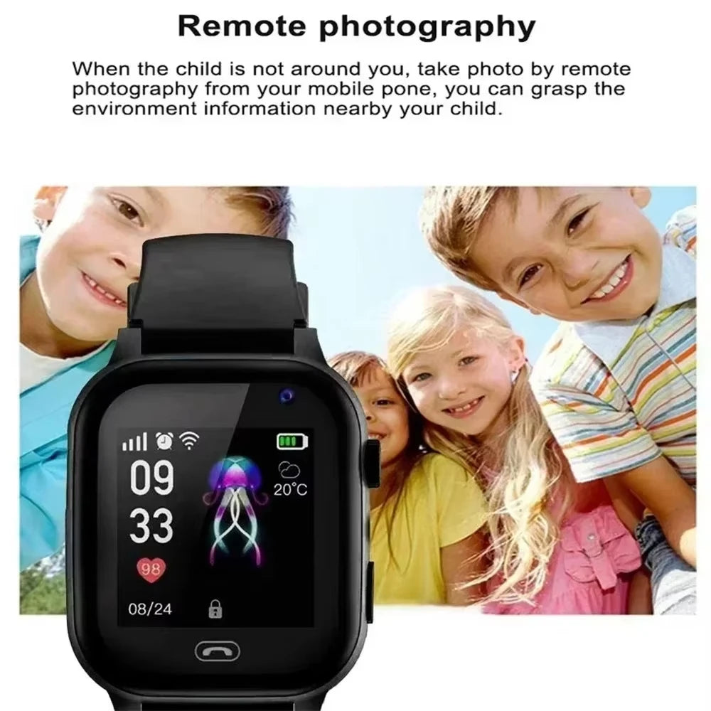 Reloj inteligente Xiaomi para niños, nueva ubicación, videollamada, tarjeta SIM 5G, reloj inteligente para niños, SOS, GPS, cámara, reloj impermeable.