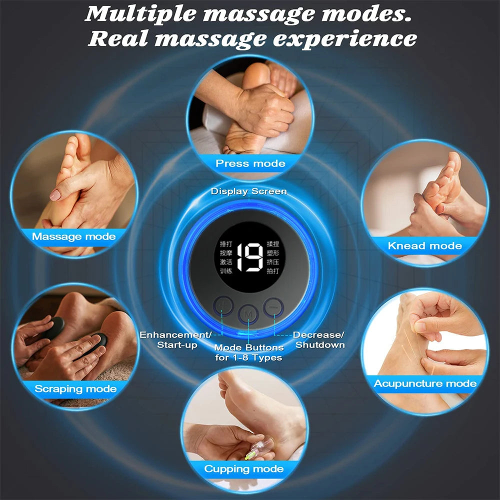 🔥 Alfombrilla Masajeadora de Pies EMS/TENS | Terapia y Relajación. Disfruta de relajación, bienestar y fisioterapia en casa