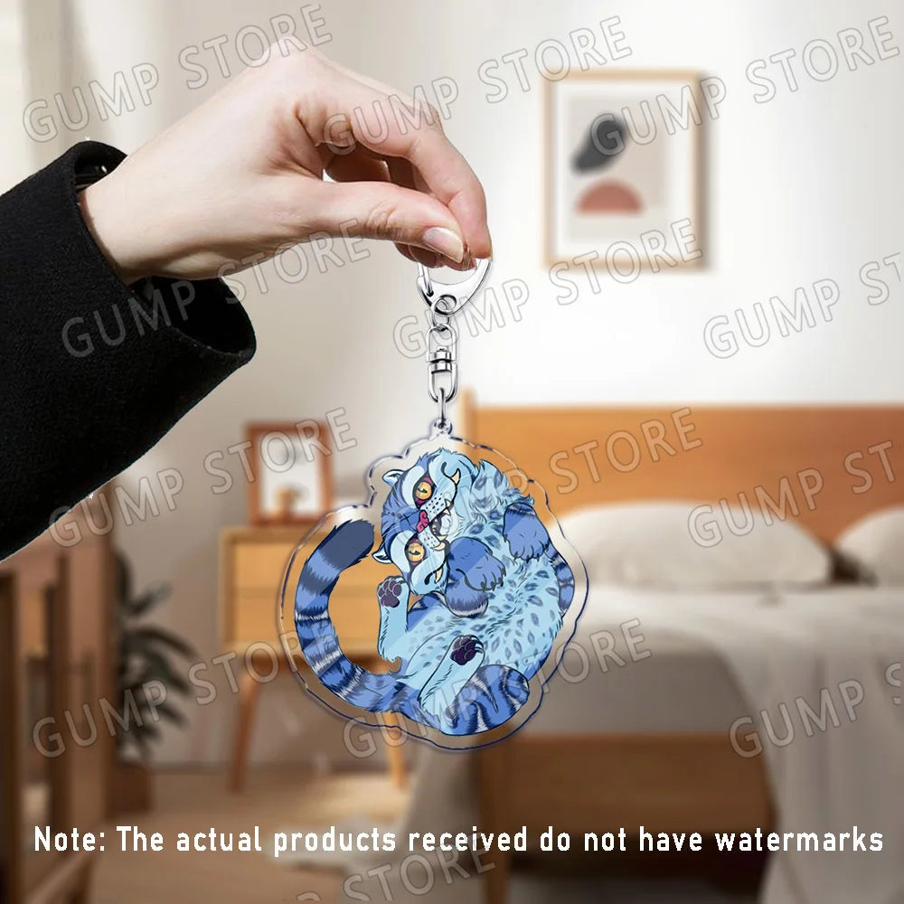 Llavero K-Pop Demon Hunters | Accesorio divertido y coleccionable con personajes Huntrix, Saja, Rumi, Zoey, Jinu y Derpy Tiger. Ideal como regalo, adorno para mochilas o llaves, perfecto para fans que quieren mostrar su estil