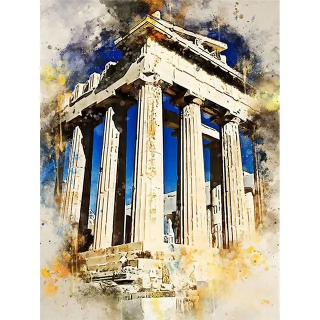 “Lienzo Decorativo de Edificios Famosos del Mundo | Pintura Escénica de Ciudad y Paisaje Urbano, Impresión en Póster para Pared, Arte Moderno para Sala de Estar y Hogar.”