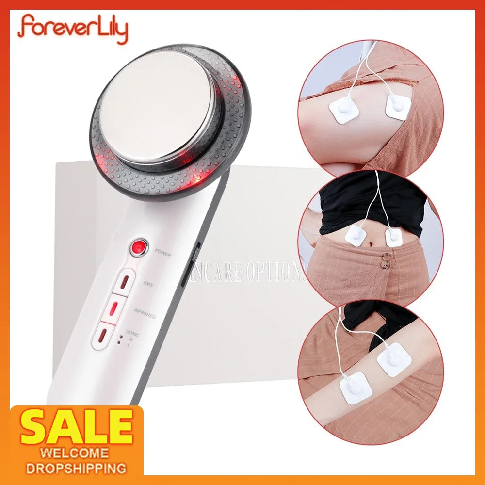 Máquina de Masaje Reductora 6 en 1 con Ultrasonido, EMS e Infrarrojo
Transforma tu rutina de belleza con este dispositivo multifuncional.