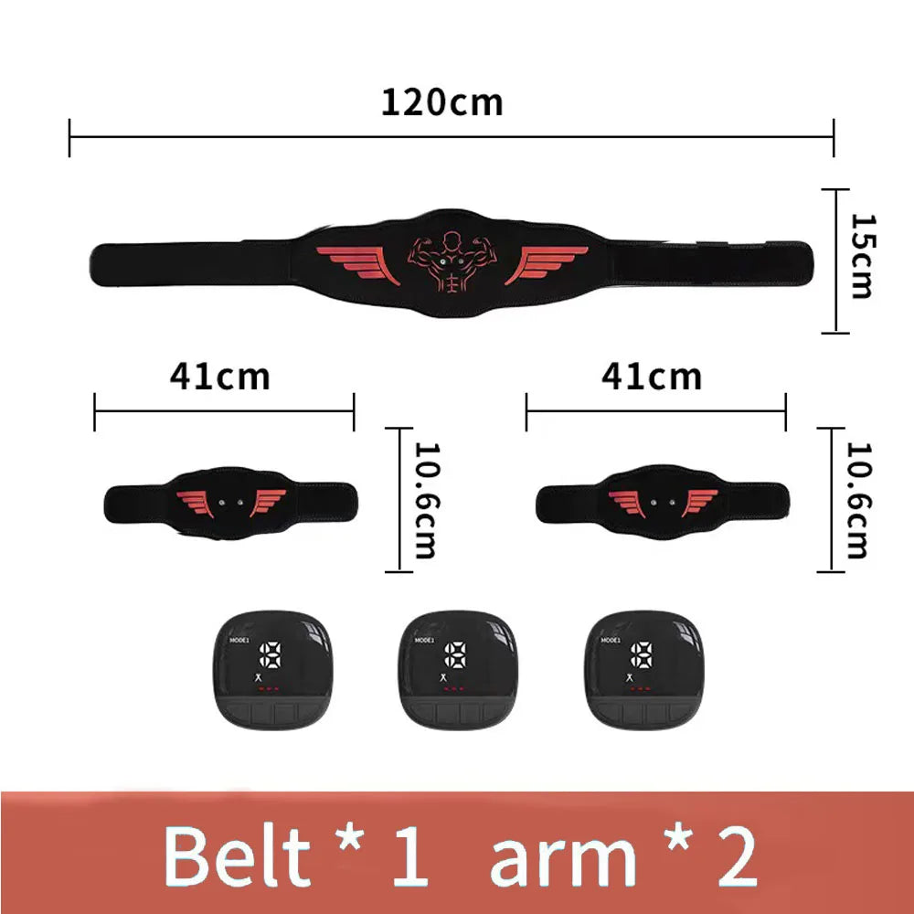 🔥 Cinturón Abdominal EMS | Tonificador & Estimulador Muscular.Lleva tu entrenamiento al siguiente nivel con este cinturón tonificador abdominal EMS. Diseñado para estimular los músculos mediante impulsos eléctricos,