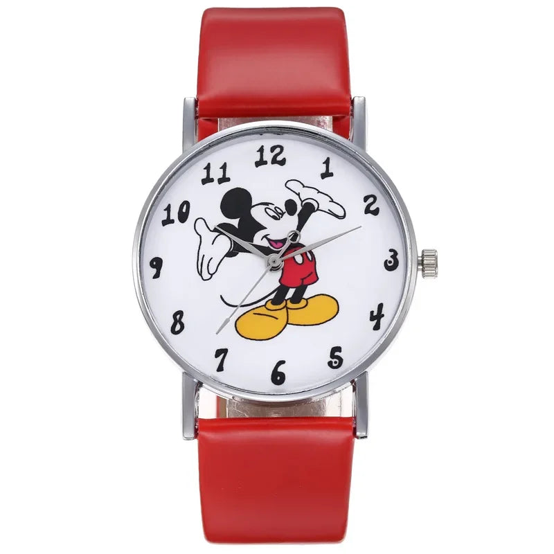 Reloj de moda Disney Stitch Mickey Mouse, Super Héroes favoritos. Análogo.
