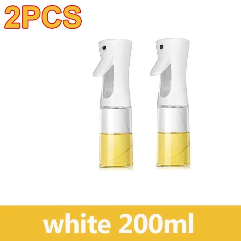 “Botella Pulverizadora de Aceite y Vinagre 200/300/500ml | Ideal para Cocina, Barbacoa y Horneado, Permite Rociar Aceite de Oliva y Otros Líquidos de Forma Uniforme, Incluye Cepillo para Mayor Comodidad.”